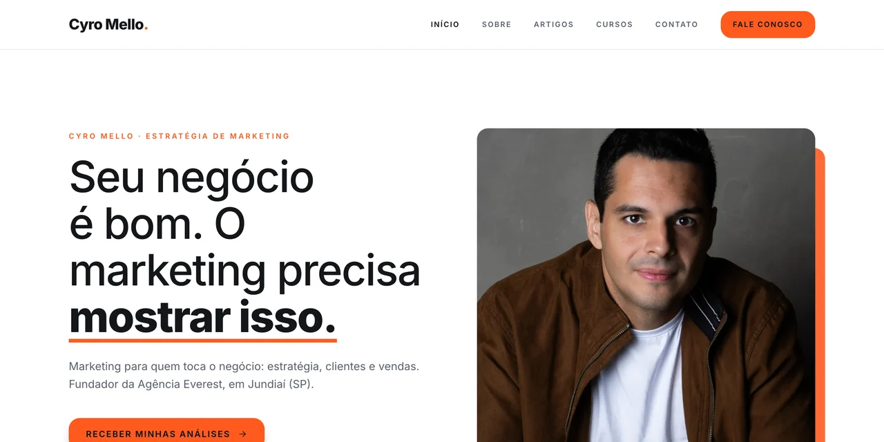 Site de Cyro Mello