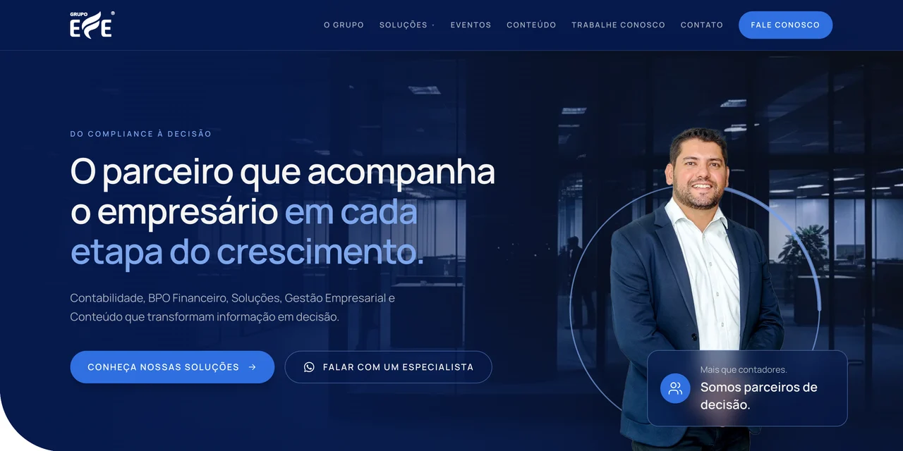 Site do Grupo EFE